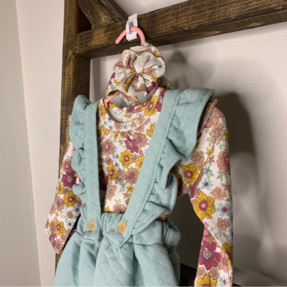 Catherine Malandrino Floral Print Outfit 3-6M - Picture 2 of 4